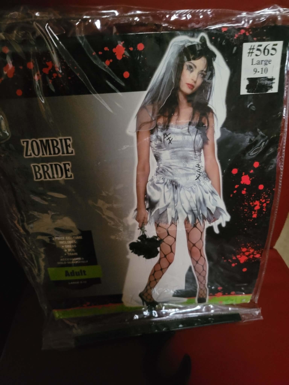 Zombie/Dead Bride  Costume - Silver